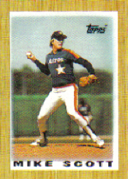 1987 Topps Mini Leaders Baseball Cards 011      Mike Scott